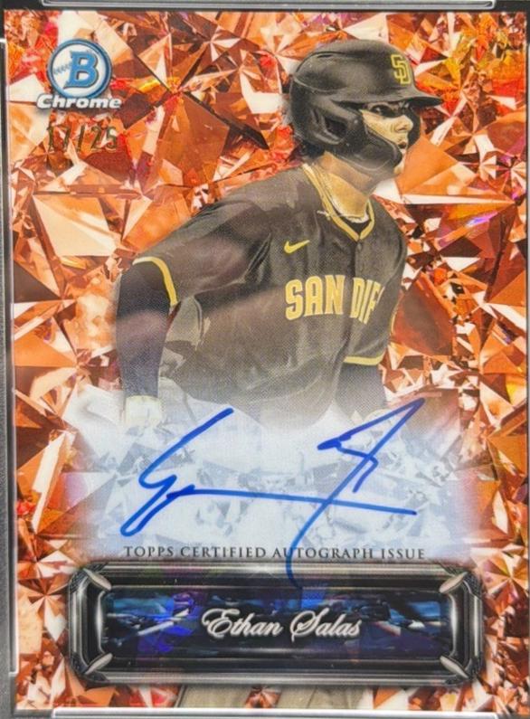 Ethan Salas #SSA-ES 2024 Bowman Sapphire Selection Autograph Baseball