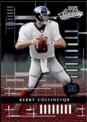 Kerry Collins #59 2001 Playoff Absolute Memorabilia Football