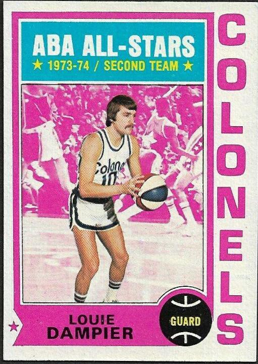 Louie Dampier #255 Basketball Cards 1974 Topps