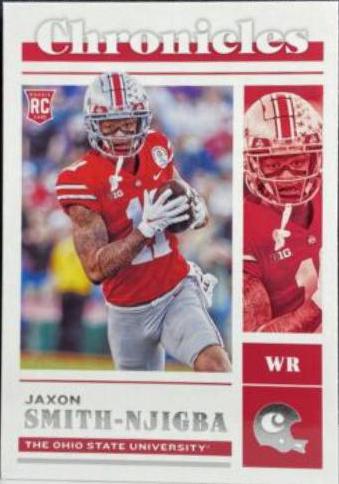 Jaxon Smith Njigba #10 Football Cards 2023 Panini Chronicles Draft Picks