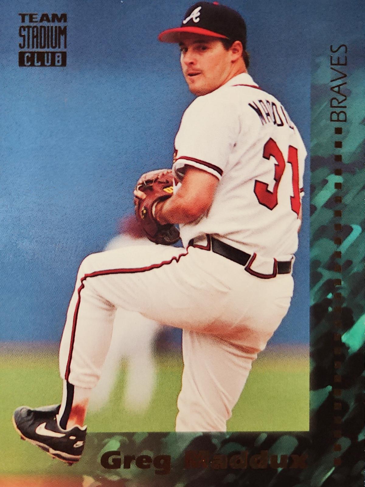 Greg Maddux #31 Baseball Cards 1994 Stadium Club Team Series