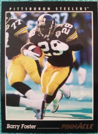 Barry Foster #6 Football Cards 1993 Pinnacle