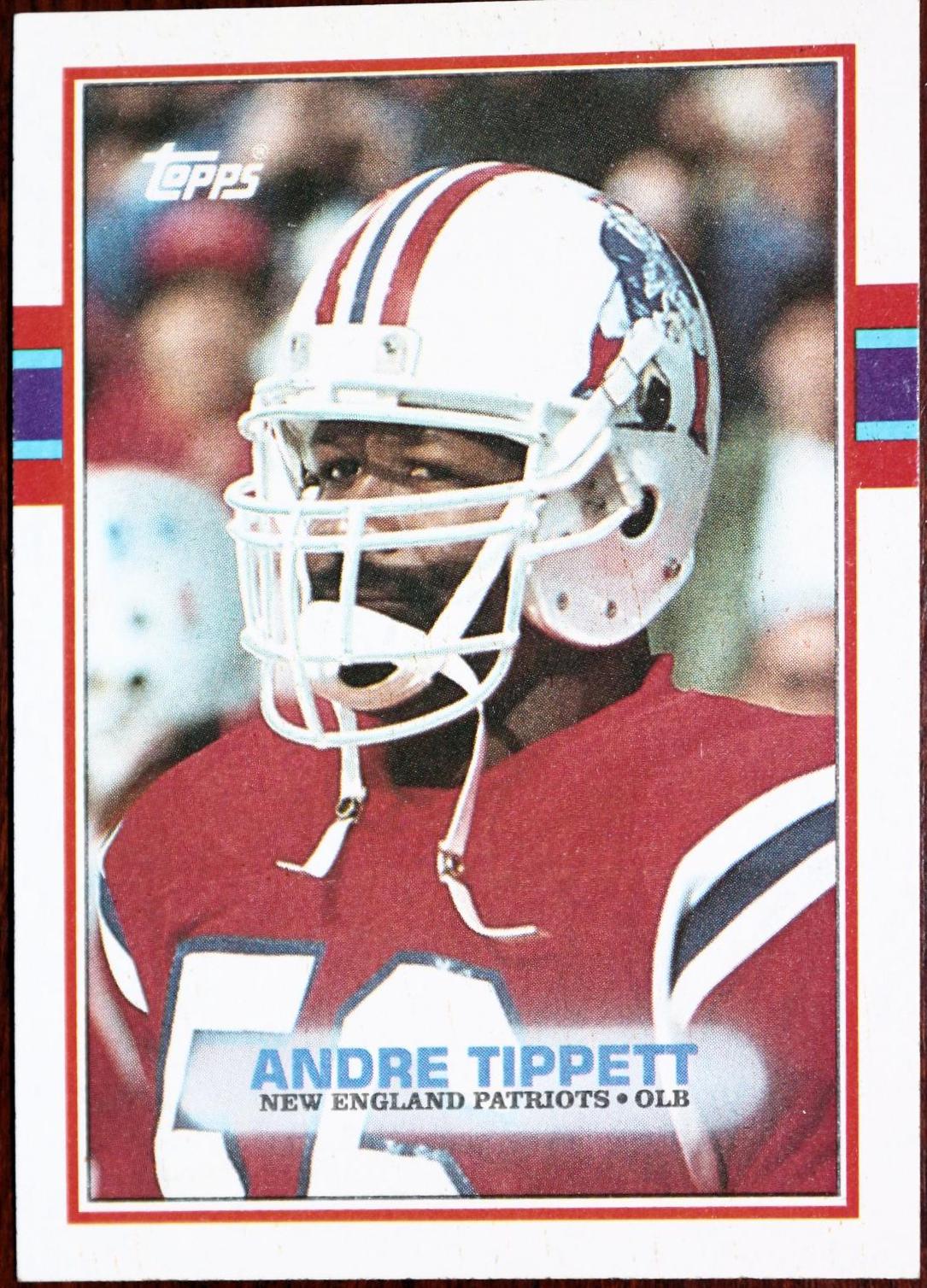 Andre Tippett #196 Football Cards 1989 Topps