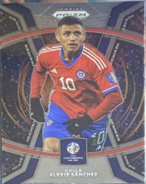Alexis Sanchez #1 Soccer Cards 2024 Panini Prizm Copa America Phenomenon