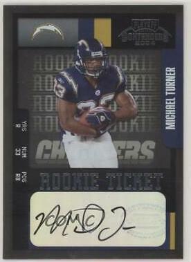 Michael Turner #160 2004 Playoff Contenders Football