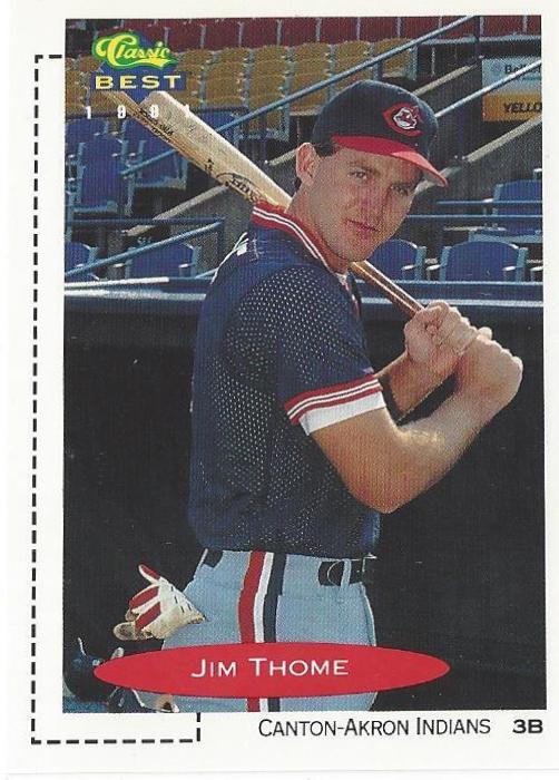Jim Thome #195 1991 Classic Best Baseball
