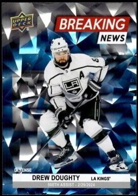 Drew Doughty #BN-1 Hockey Cards 2024 Upper Deck Breaking News