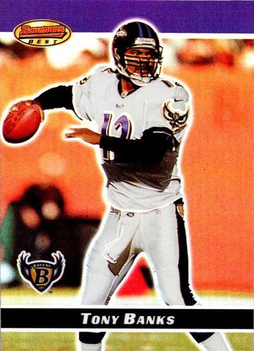 Tony Banks #10 Football Cards 2000 Bowman's Best