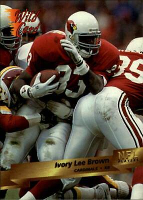 Ivory Lee Brown #51 Football Cards 1993 Wild Card