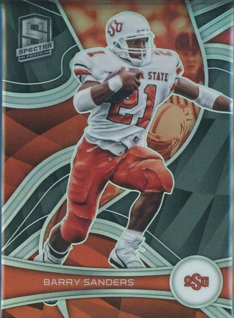 Barry Sanders #54 2023 Panini Chronicles Draft Picks Spectra Football