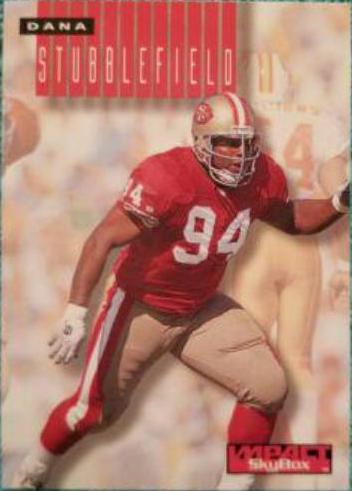 Dana Stubblefield #233 1994 Skybox Impact Football