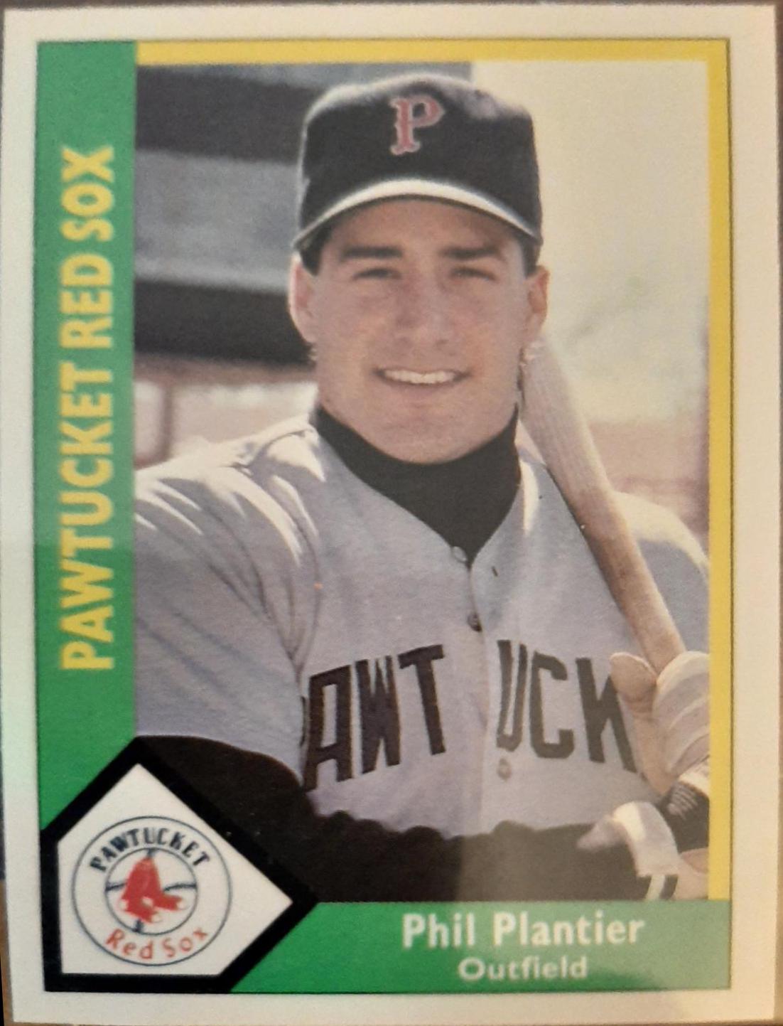 Phil Plantier #21 Baseball Cards 1990 CMC Pawtucket Red Sox