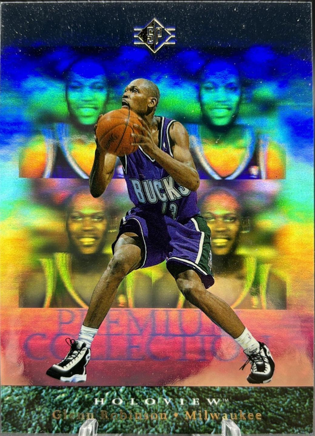 Glenn Robinson #20 Basketball Cards 1995 SP Premium Collection Holoview