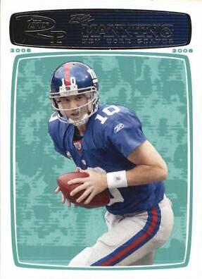 Eli Manning #59 Football Cards 2008 Topps Rookie Progression