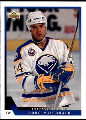Doug MacDonald #97 Hockey Cards 1993 Upper Deck
