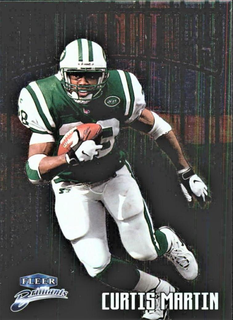 Curtis Martin #7I Football Cards 1998 Fleer Brilliants Illuminators