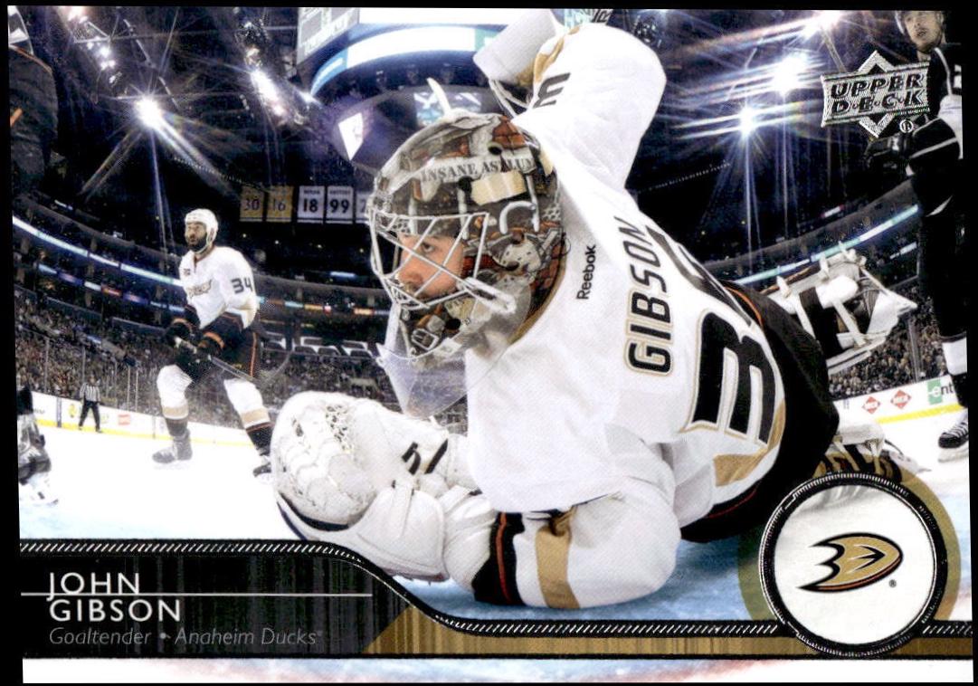 John Gibson #7 Hockey Cards 2014 Upper Deck