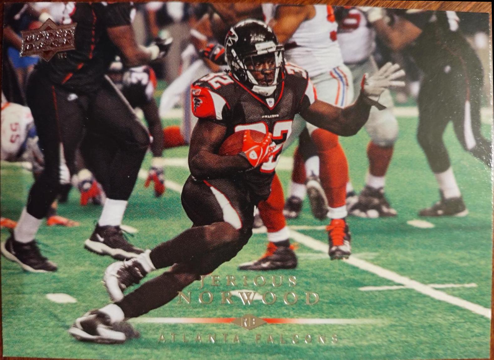 Jerious Norwood #9 Football Cards 2008 Upper Deck