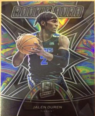 Jalen Duren #RA-JDU Basketball Cards 2022 Panini Chronicles Draft Picks Rookie Aura