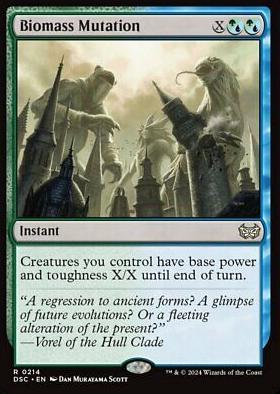 Biomass Mutation (Magic Duskmourn: House of Horror Commander)