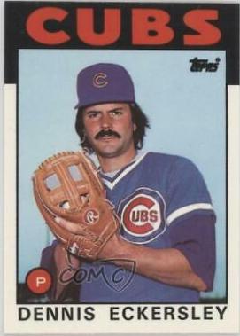 Dennis Eckersley #538 1986 Topps Tiffany Baseball