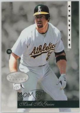 Mark McGwire #23 Baseball Cards 1996 Leaf Signature