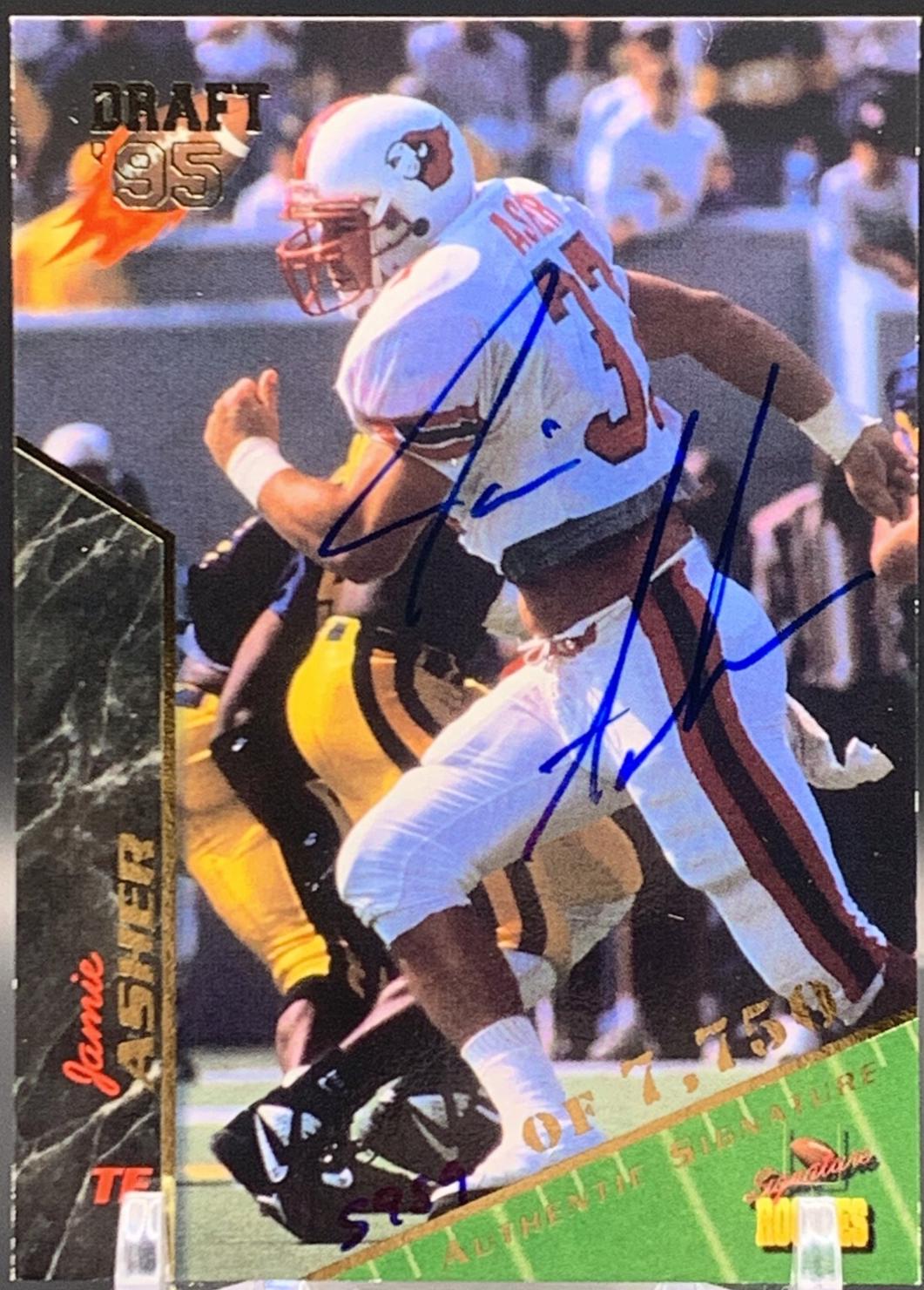 Jamie Asher #4 1995 Signature Rookies Autograph Football