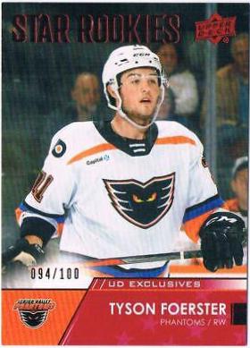Tyson Foerster #131 Hockey Cards 2021 Upper Deck AHL