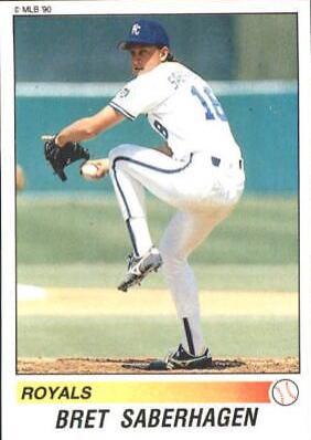 Bret Saberhagen #81 Baseball Cards 1990 Panini Stickers