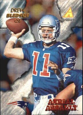 Drew Bledsoe #AA3 Football Cards 1995 Pinnacle Club Collection Aerial Assault