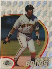 Barry Bonds [Pattern 46] #3 Baseball Cards 1998 Topps Tek Prices