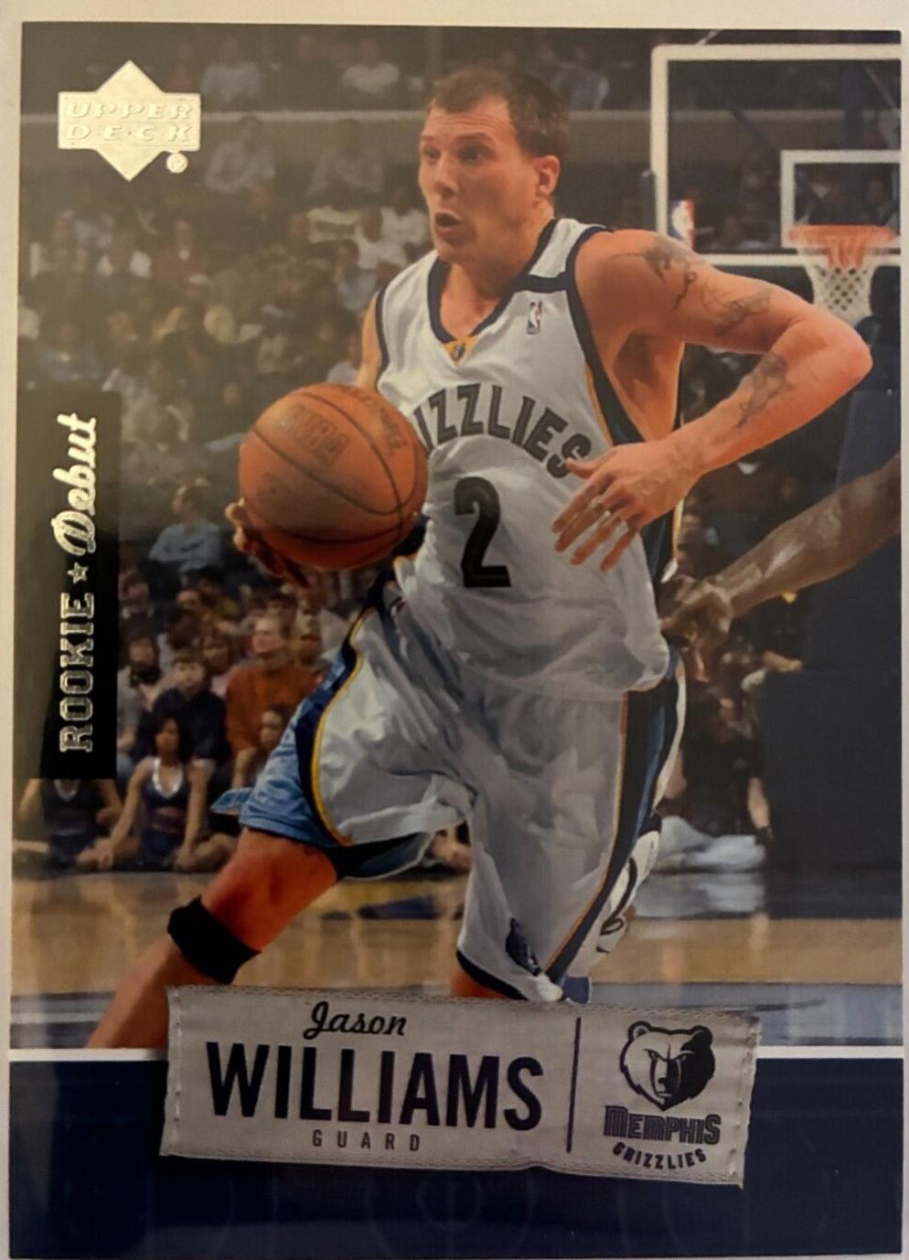 Jason Williams #45 Basketball Cards 2005 Upper Deck Rookie Debut