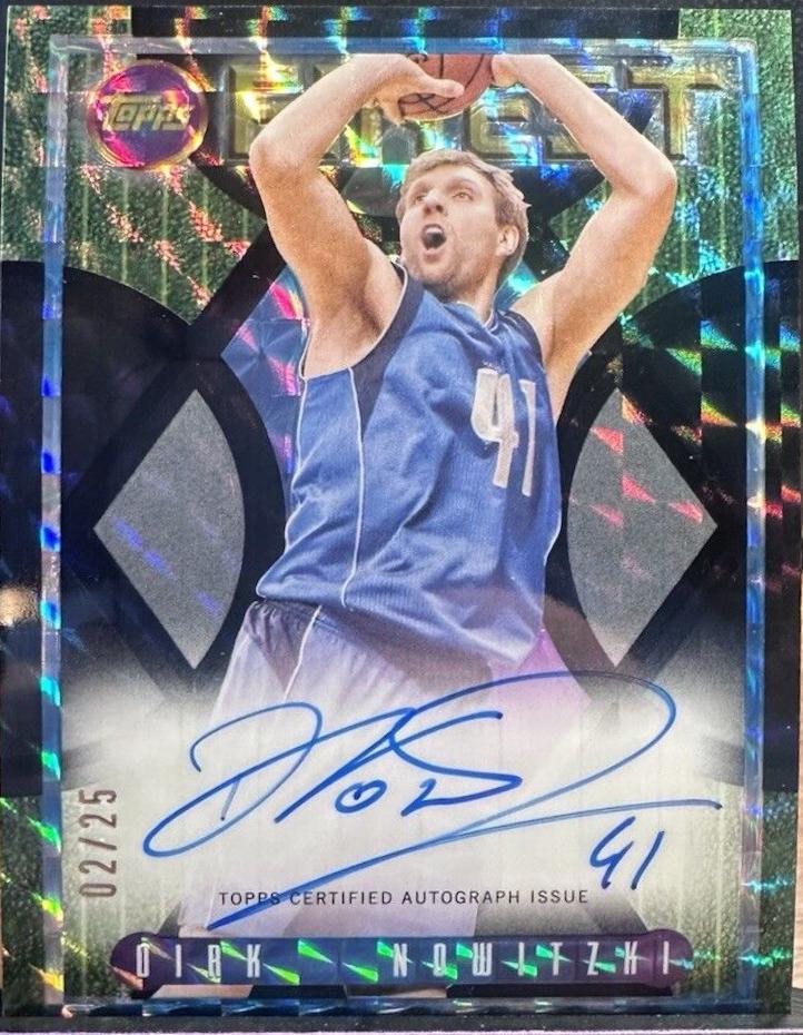 Dirk Nowitzki [Black Refractor] #FLA-DN