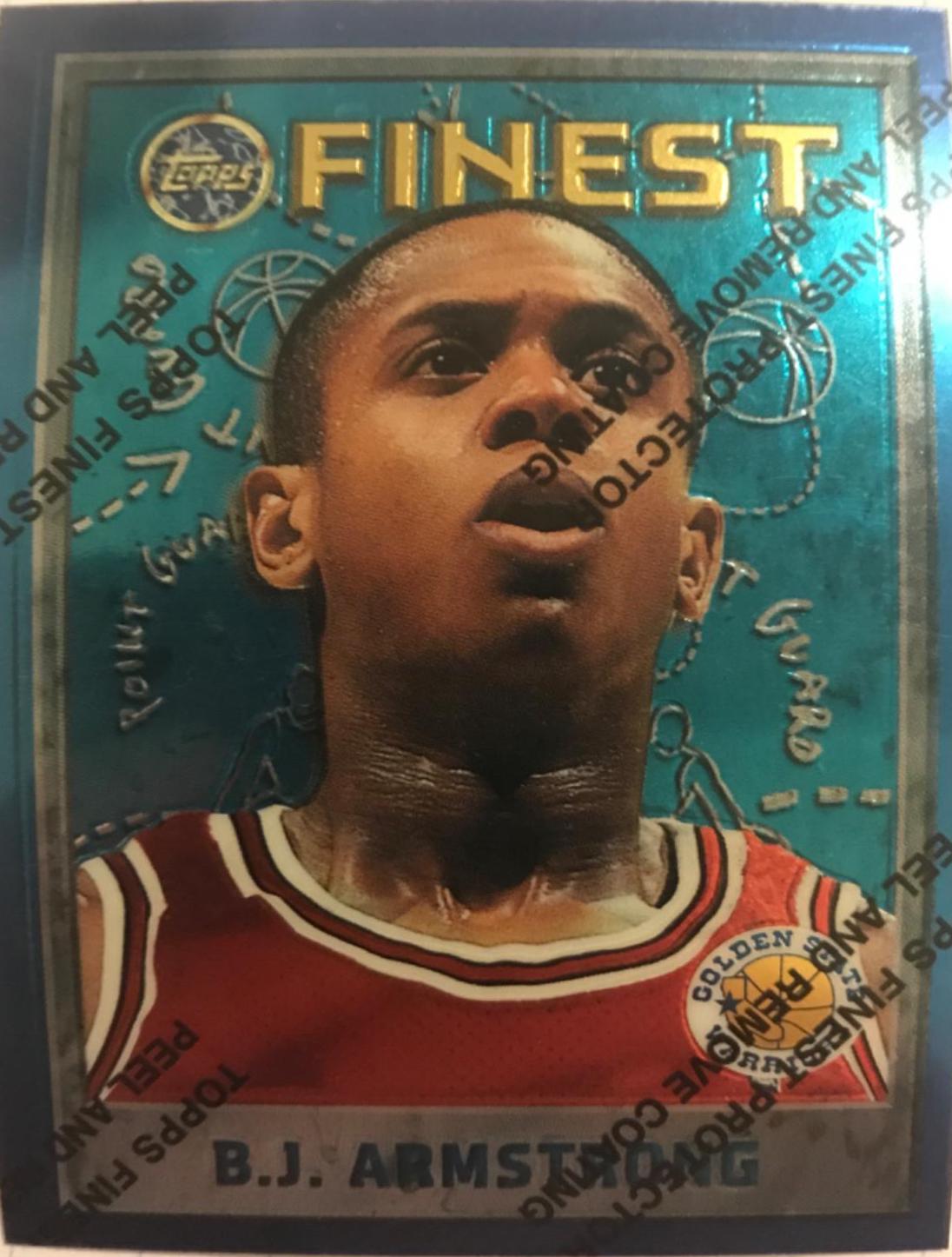 B.J. Armstrong #81 Basketball Cards 1995 Finest