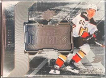 Jackson LaCombe #F-13 Hockey Cards 2023 SPx Finite Rookies