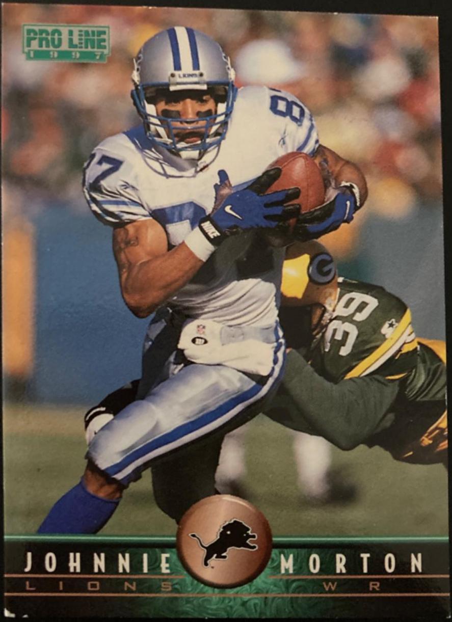 Johnnie Morton #90 Football Cards 1997 Pro Line