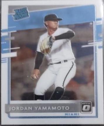 Jordan Yamamoto #35 2020 Panini Donruss Optic Baseball