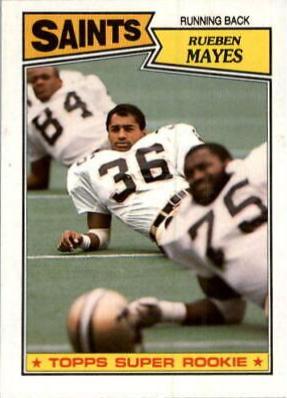Rueben Mayes #274 Football Cards 1987 Topps