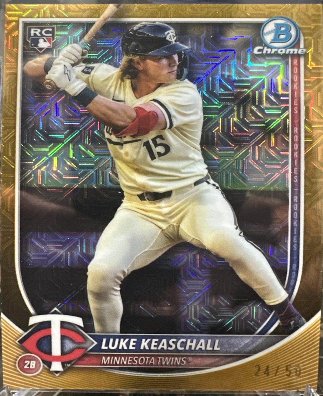 Luke Keaschall [Gold Mojo Refractor] #61