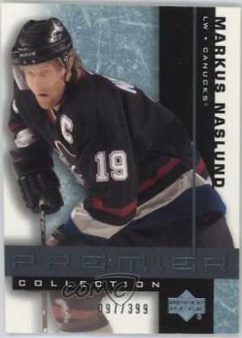 Markus Naslund #49 Hockey Cards 2001 Upper Deck Premier Collection