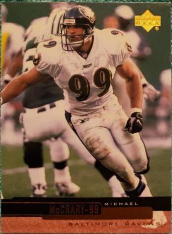 Michael McCrary #20 Football Cards 1999 Upper Deck