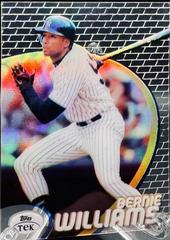 Bernie Williams [Pattern 75] #7 Baseball Cards 1998 Topps Tek Prices