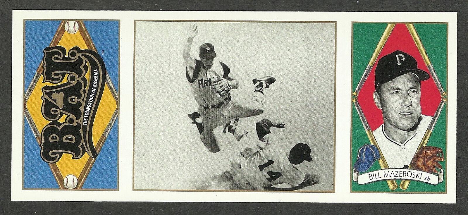 Bill Mazeroski #92 Baseball Cards 1993 Upper Deck All Time Heroes