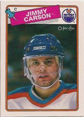 Jimmy Carson #9 Hockey Cards 1988 O-Pee-Chee