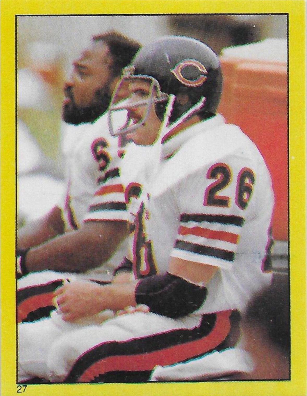 Matt Suhey #27 Football Cards 1982 Topps Stickers