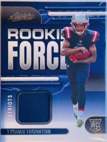 Tyquan Thornton #RF-19 Football Cards 2022 Panini Absolute Rookie Force
