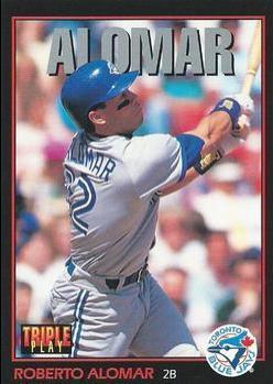 Roberto Alomar #2 Baseball Cards 1993 Panini Donruss Triple Play