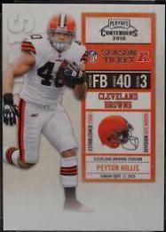Peyton Hillis #24 Football Cards 2010 Playoff Contenders