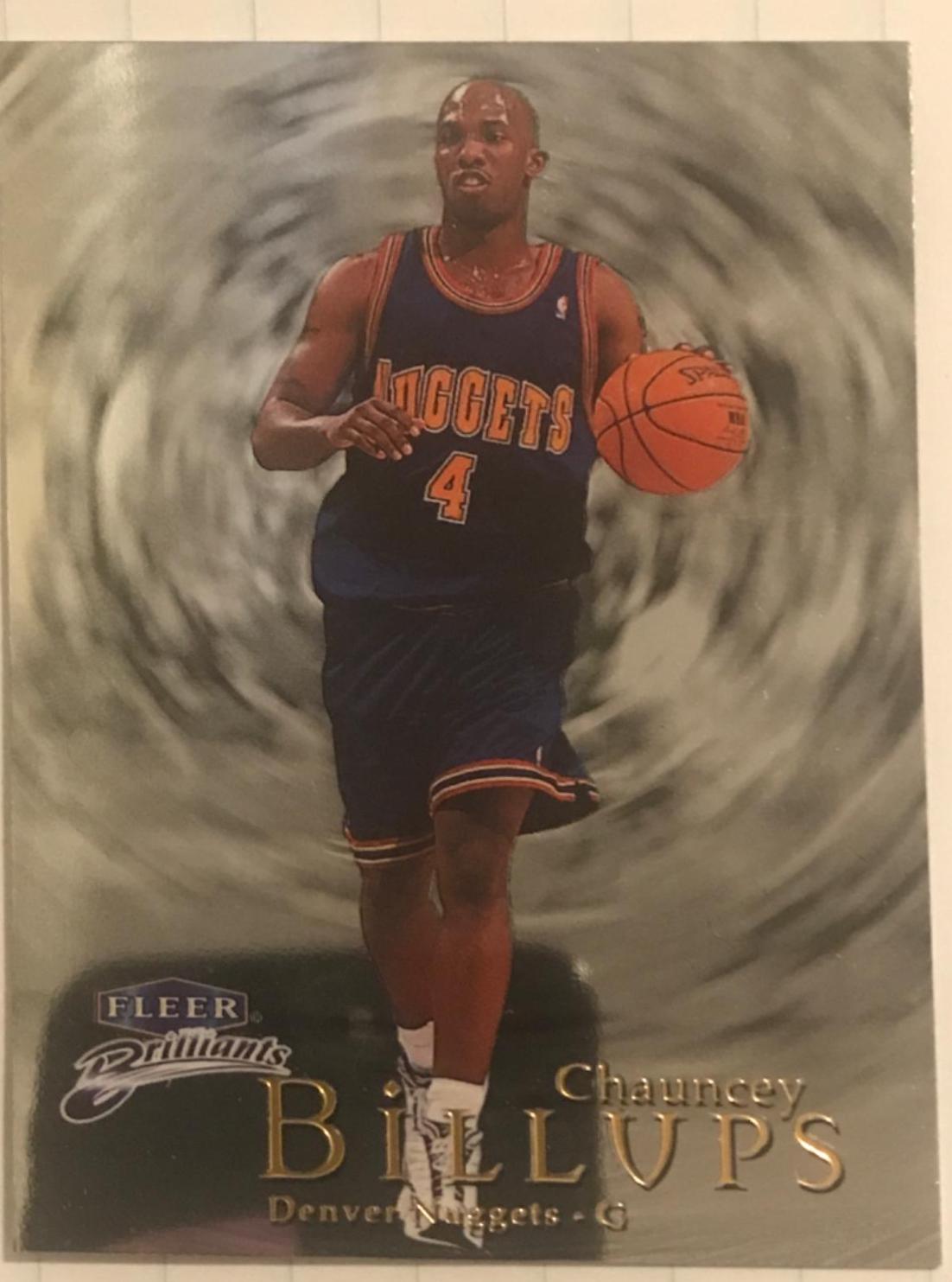 Chauncey Billups #69 Basketball Cards 1998 Fleer Brilliants