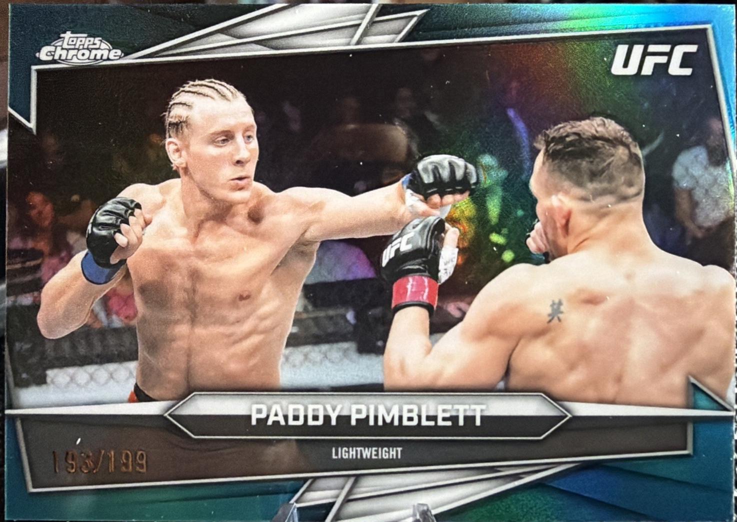 Paddy Pimblett [Aqua Refractor] #23